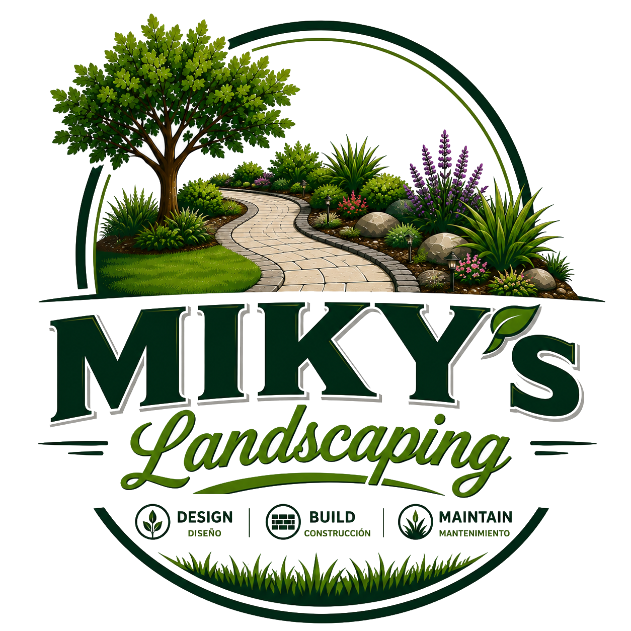 Miky's Landscaping logo